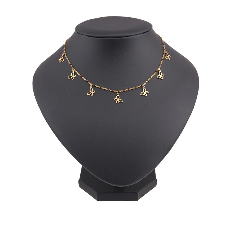 Boho Star & Butterfly Pendant Necklace – same ANTHEM Soulmate Jewelry - 0632 Gold