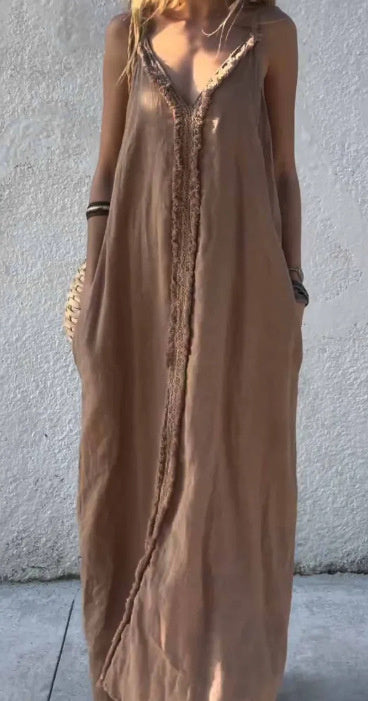 Boho Summer Loose Sling Dress – same ANTHEM Free Spirit Fashion
