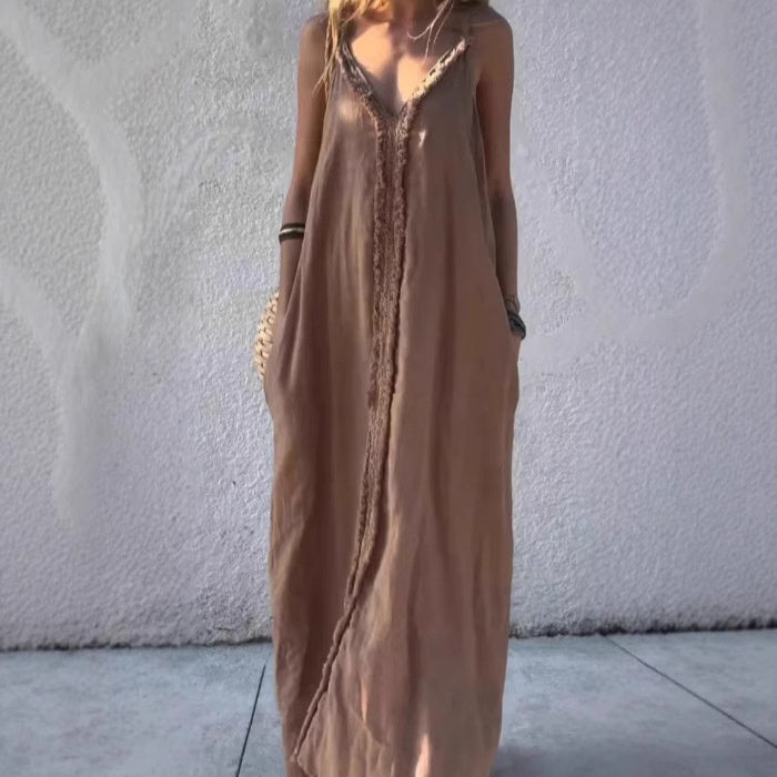 Boho Summer Loose Sling Dress – same ANTHEM Free Spirit Fashion