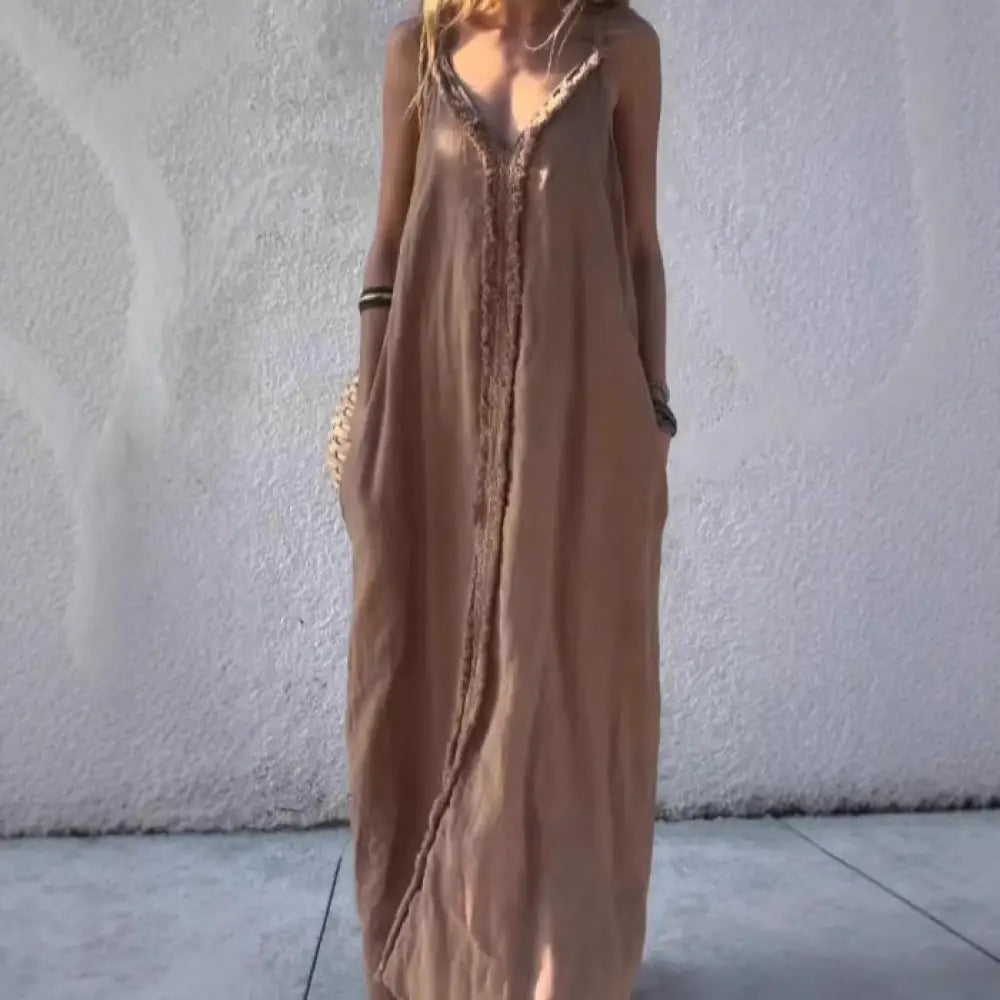 Boho Summer Loose Sling Dress – same ANTHEM Free Spirit Fashion