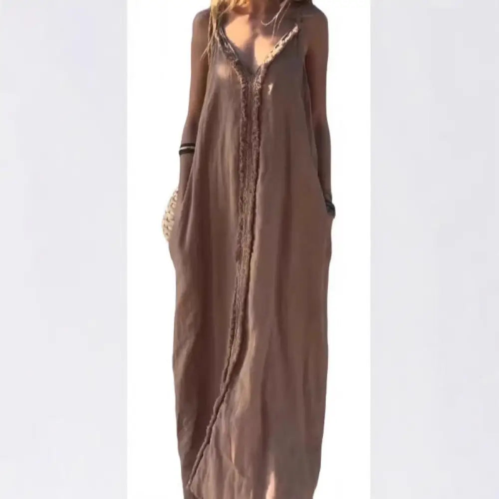 Boho Summer Loose Sling Dress – same ANTHEM Free Spirit Fashion