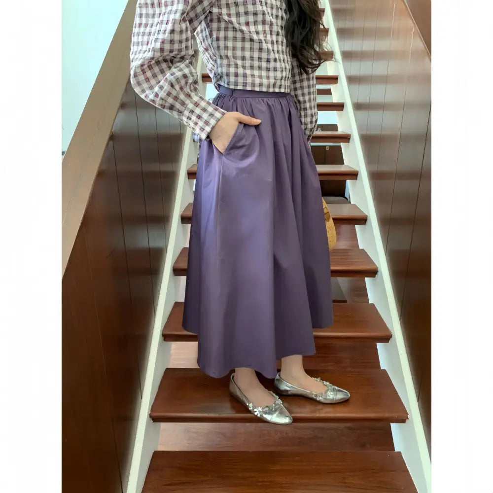Bow Shaped Umbrella A-Line Skirt | Japanese Style Casual Chic | same ANTHEM