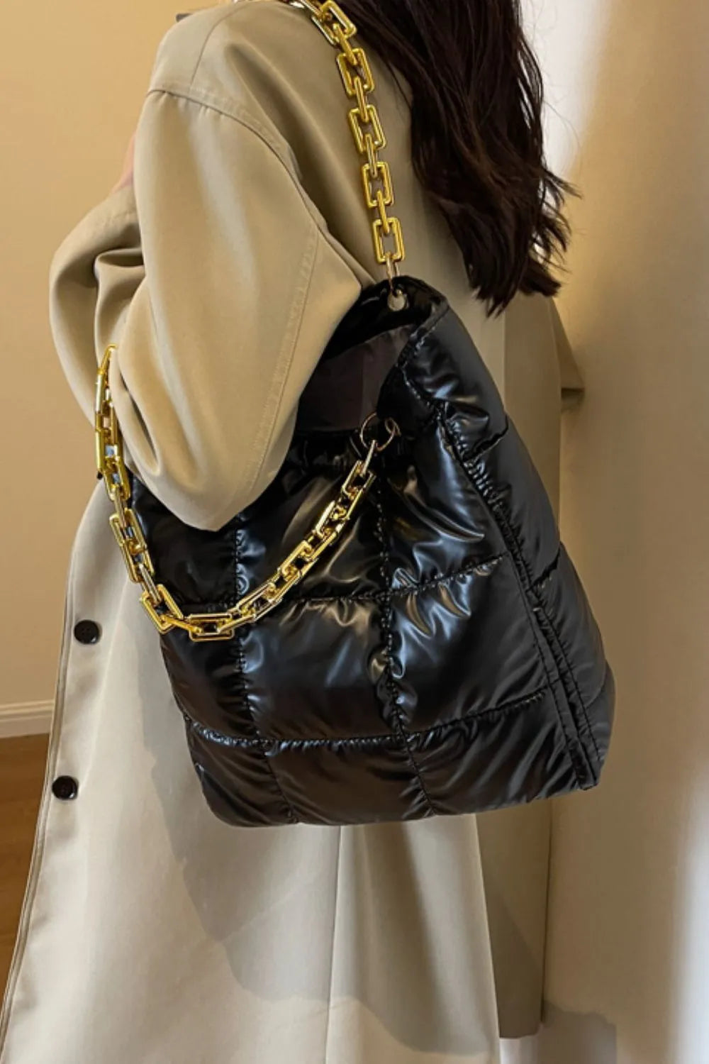 Bubble Texture Chain Handbag – Soulmate Streetwear Accessory | same ANTHEM