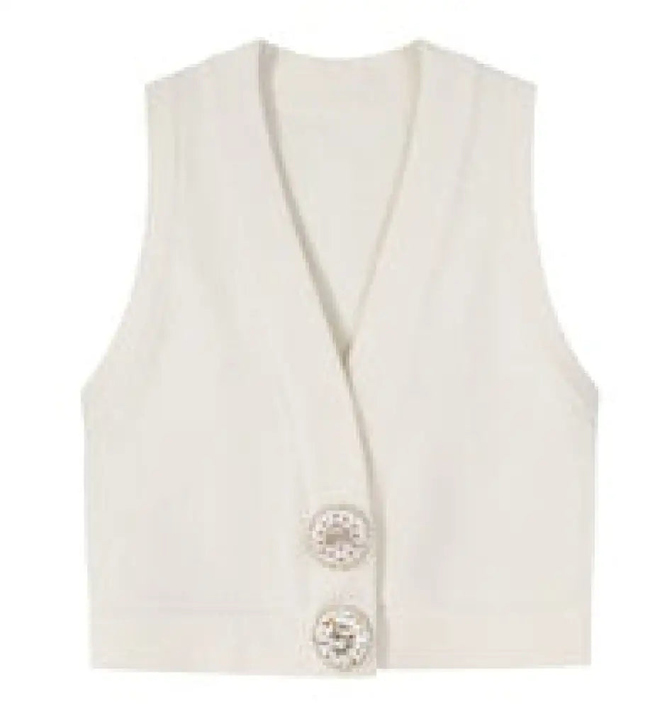 Femininity Button Up Sweater Coat Knitted Cardigan - Bag