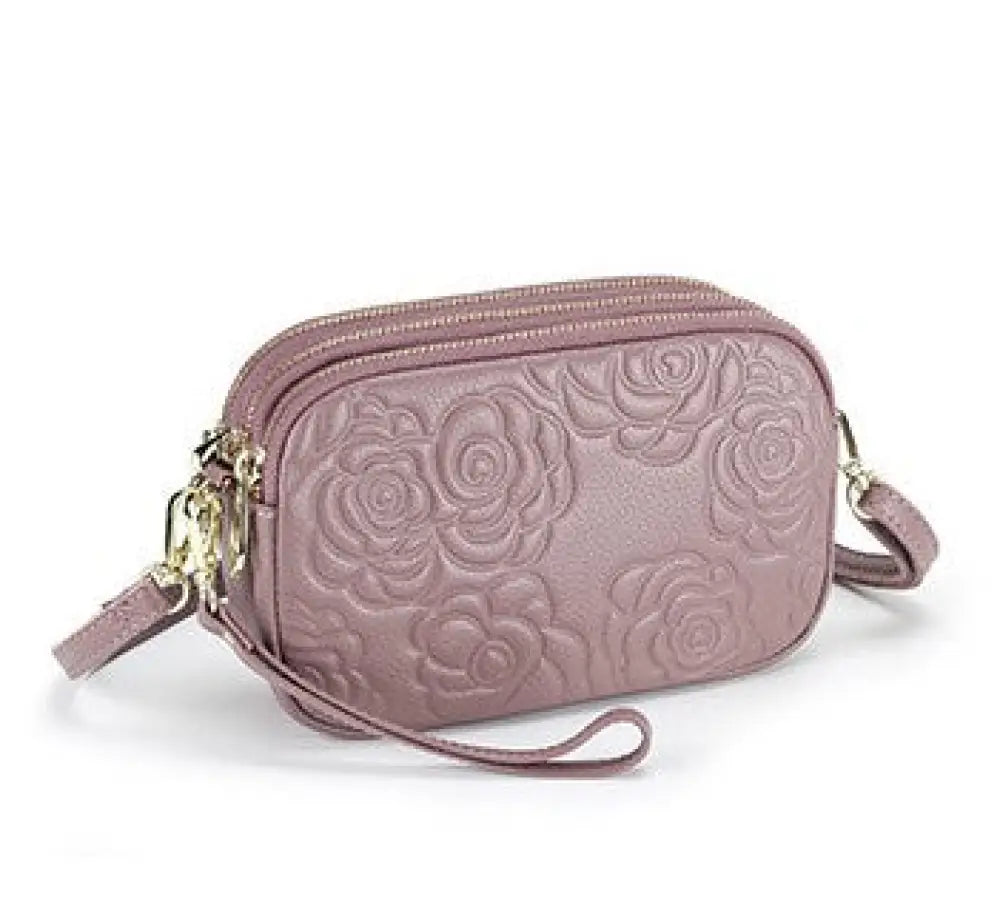 Camellia Leather Messenger Bag | Soulmate Streetwear by same ANTHEM.