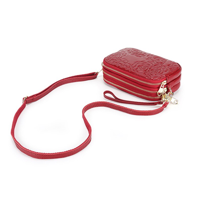 Camellia Leather Messenger Bag | Soulmate Streetwear by same ANTHEM.
