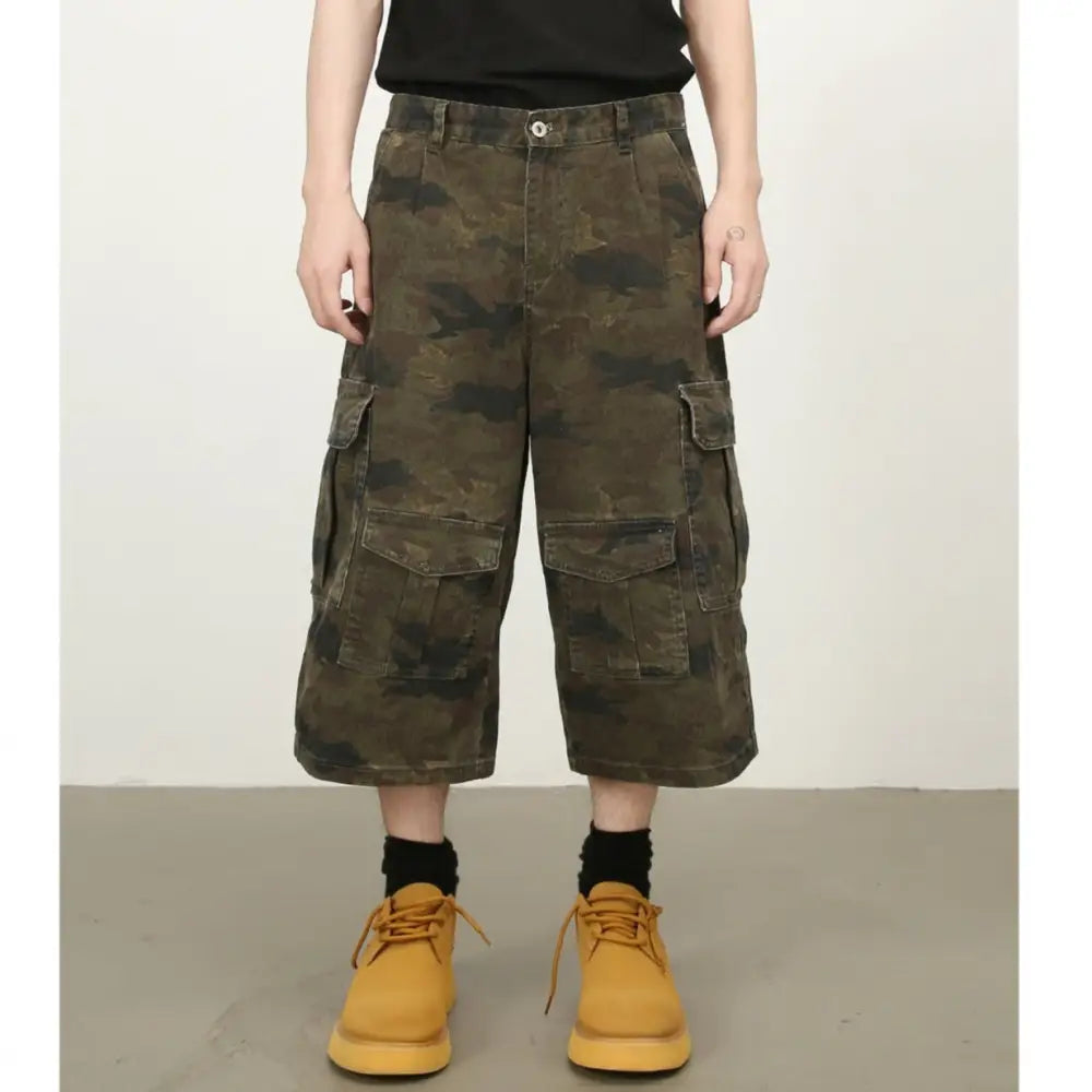 Camo Wide-Leg Utility Pants – Soulmate Streetwear | same ANTHEM.