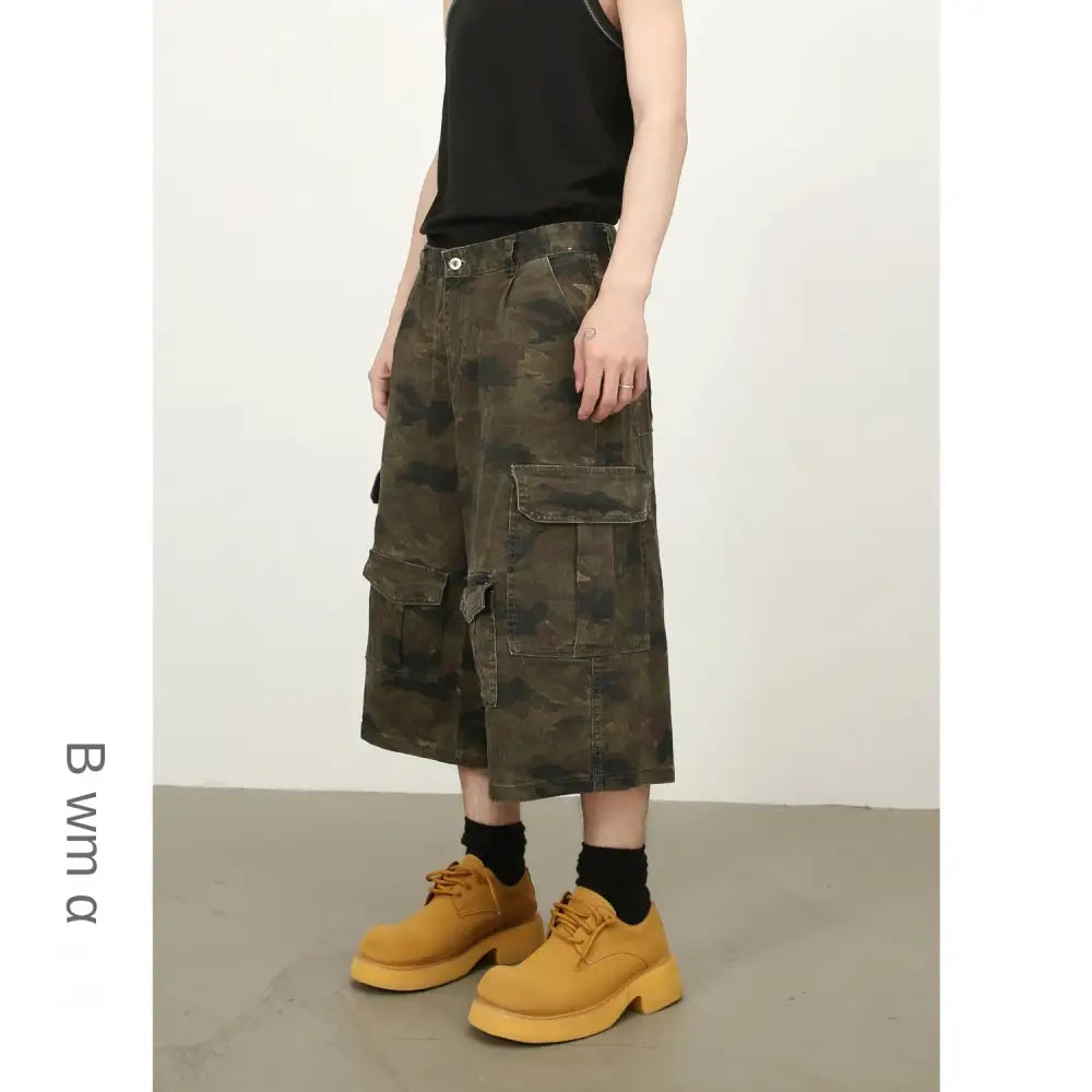 Camo Wide-Leg Utility Pants – Soulmate Streetwear | same ANTHEM.