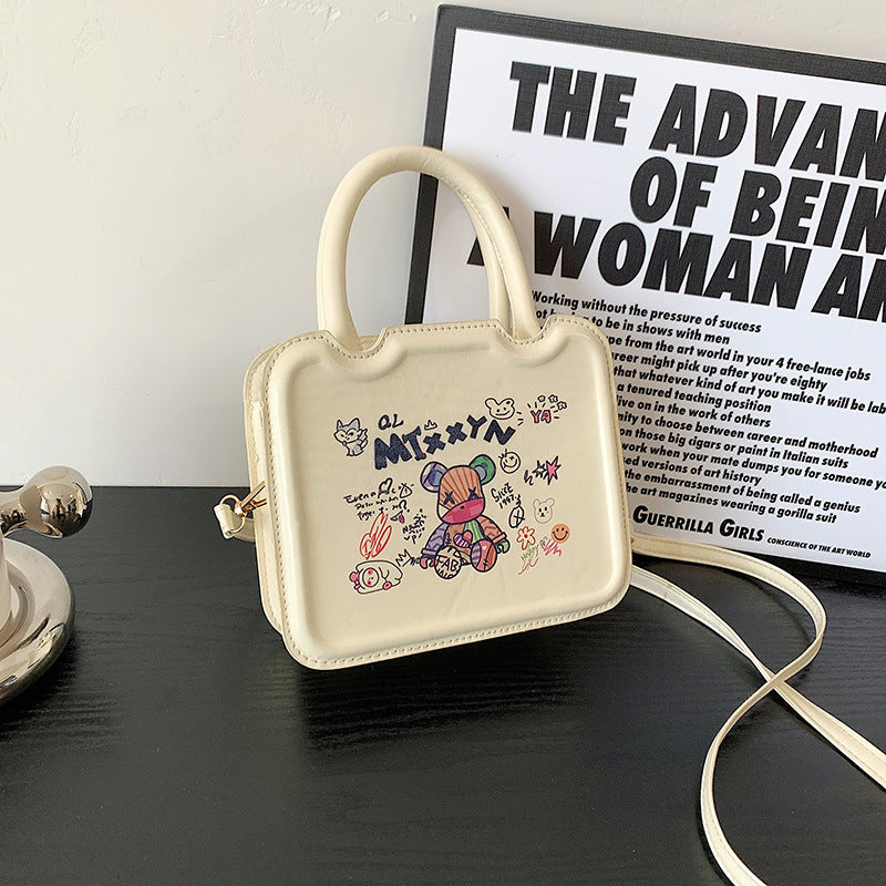 Cartoon Biscuit Handbag – Soulmate Streetwear Statement | same ANTHEM. - Beige