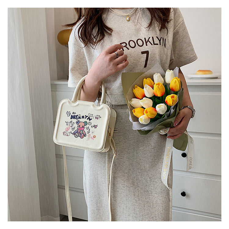 Cartoon Biscuit Handbag – Soulmate Streetwear Statement | same ANTHEM. - Beige