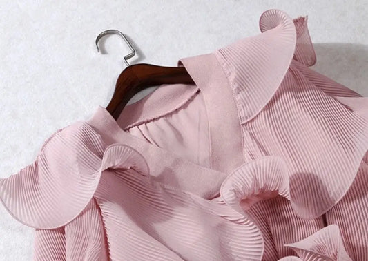 Cascade Ruffle Chiffon Blouse – Soulmate Style | same ANTHEM