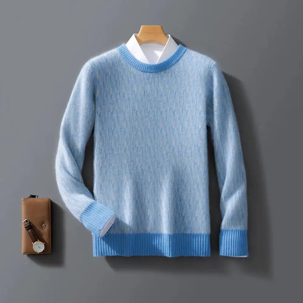 Cashmere Sweater Men – Chic Everyday Streetwear | same ANTHEM - Blue / S