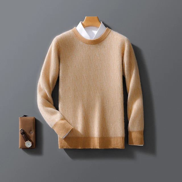 Cashmere Sweater Men – Chic Everyday Streetwear | same ANTHEM - Khaki / S