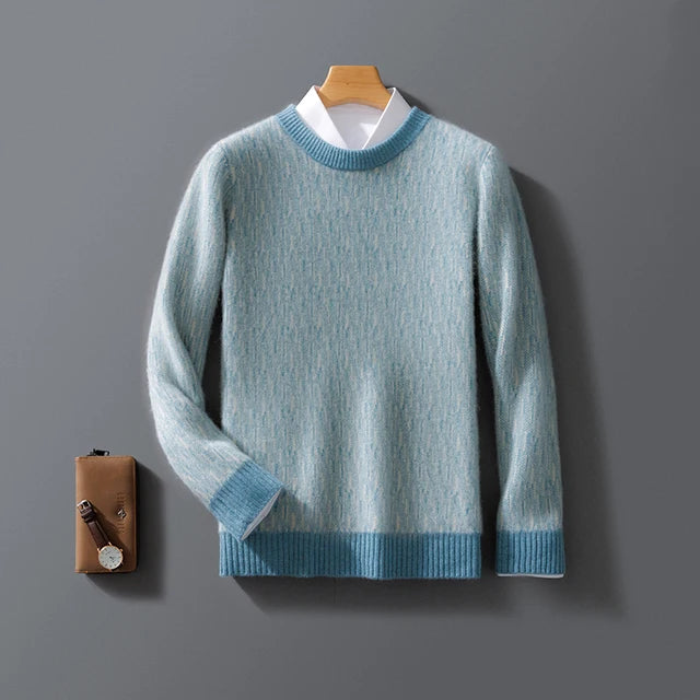 Cashmere Sweater Men – Chic Everyday Streetwear | same ANTHEM - Mint / S