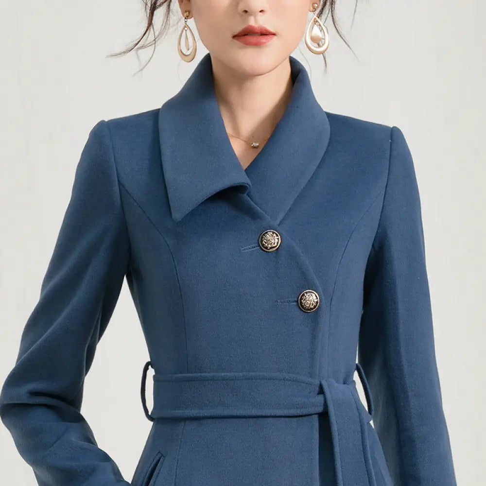 New Wool Overcoat Double Faced Cashmere - Bag