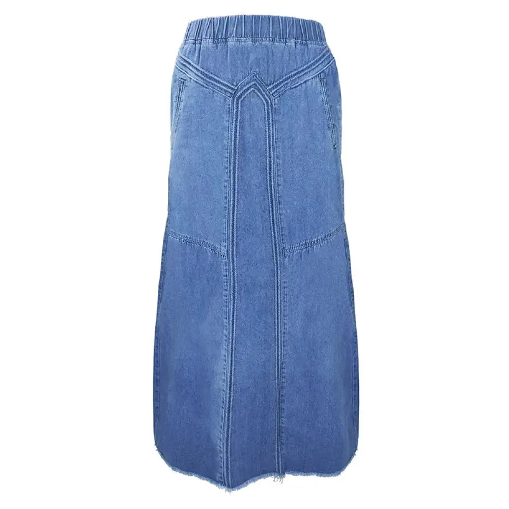 Casual A-Line Denim Skirt | same ANTHEM®