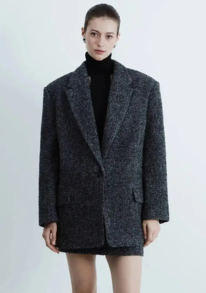 Casual Chic Woolen Suit Set – same ANTHEM