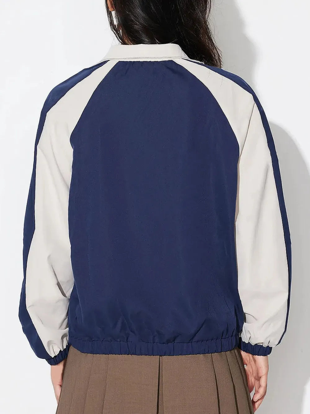 Casual Color Blocked Loose Jacket | same ANTHEM. Soulmate Streetwear