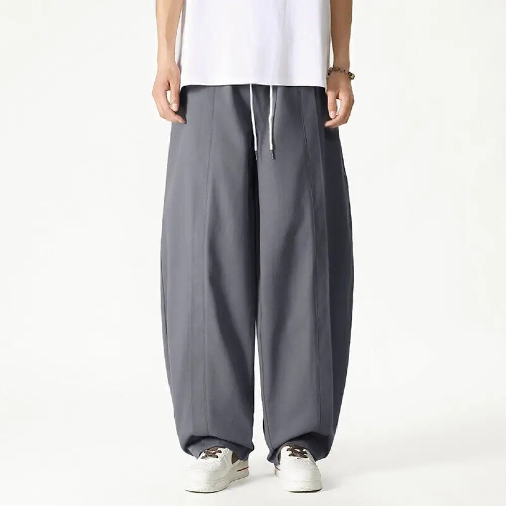 Casual Harem Wind Cargo Pants – Loose Streetwear | same ANTHEM - Gray / M