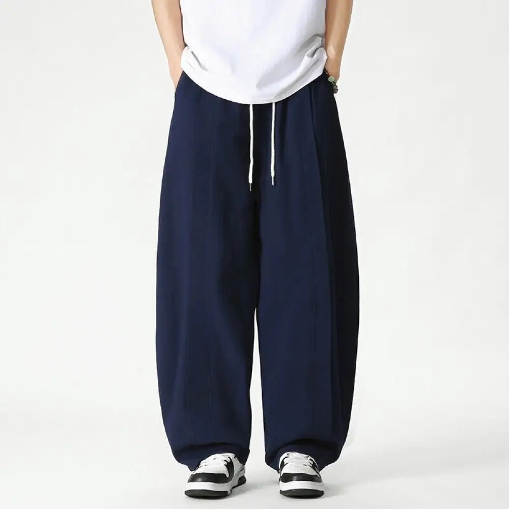 Casual Harem Wind Cargo Pants – Loose Streetwear | same ANTHEM - Navy Blue / M