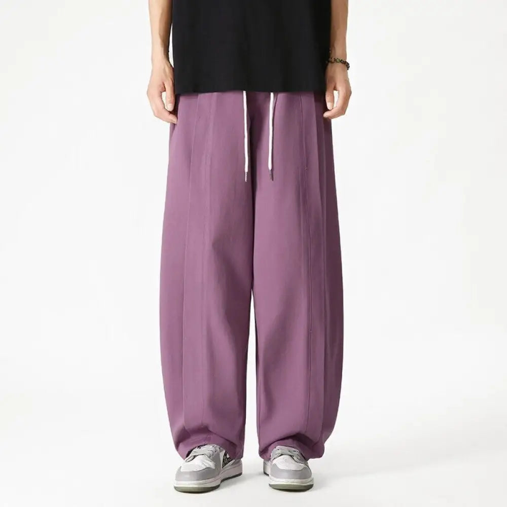 Casual Harem Wind Cargo Pants – Loose Streetwear | same ANTHEM - Purple / M