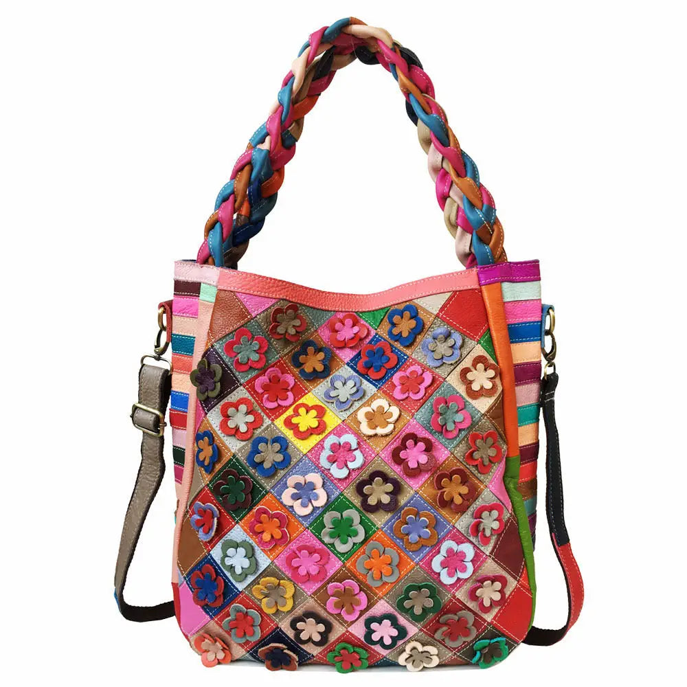 Casual Hippie Diamond Plaid Shoulder Bag | Free Spirit Vibes | same ANTHEM - Color - Bag