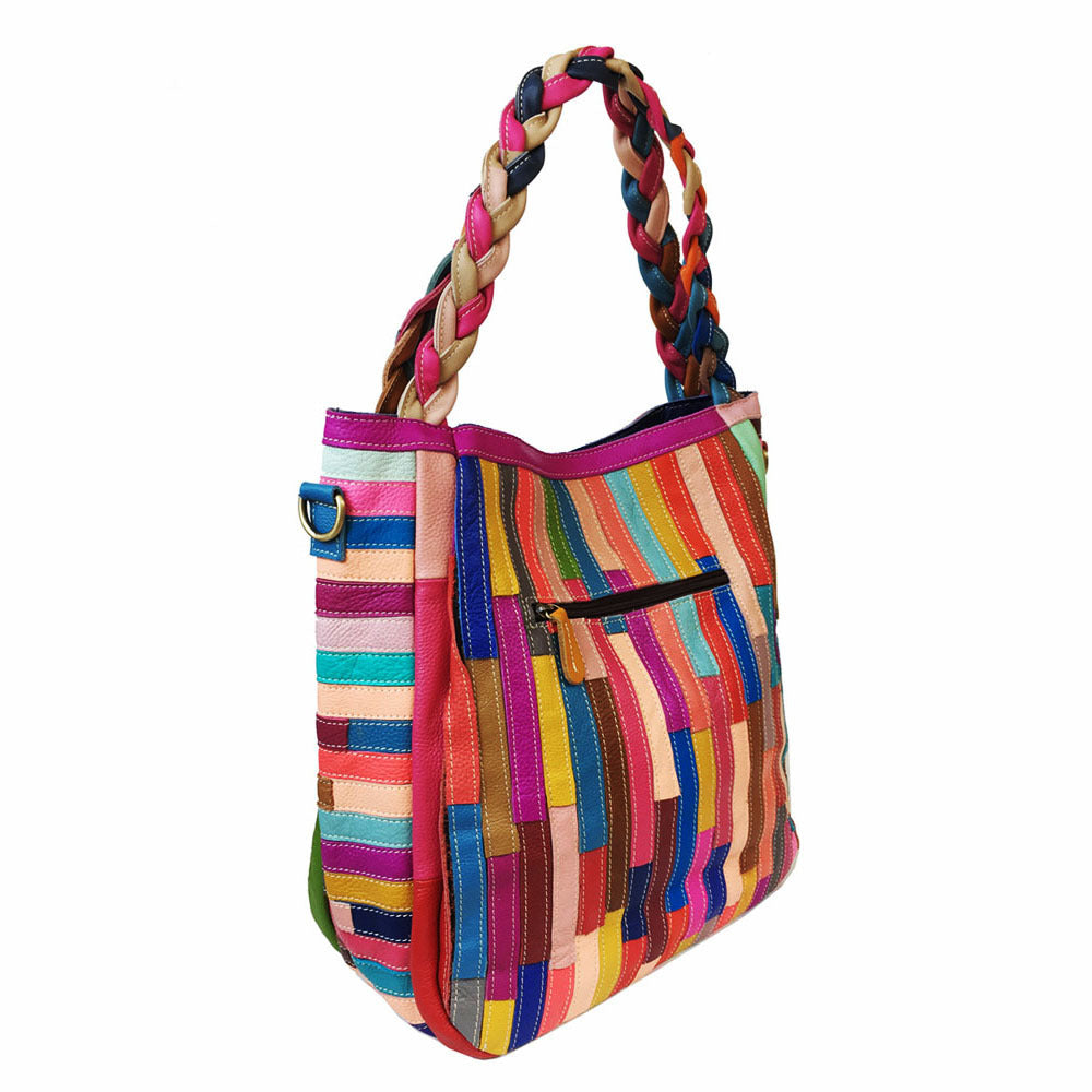 Casual Hippie Diamond Plaid Shoulder Bag | Free Spirit Vibes | same ANTHEM - Color - Bag