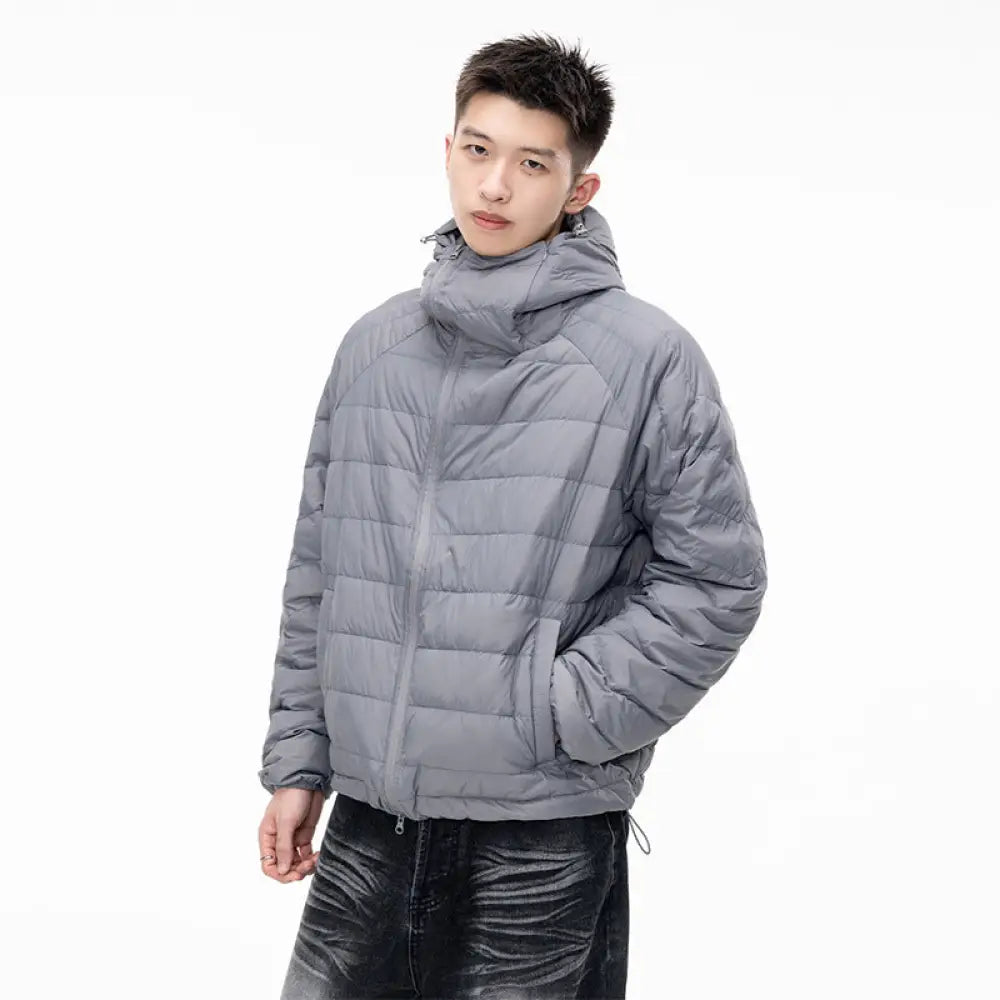 Casual Lightweight Hooded Down Jacket | same ANTHEM.