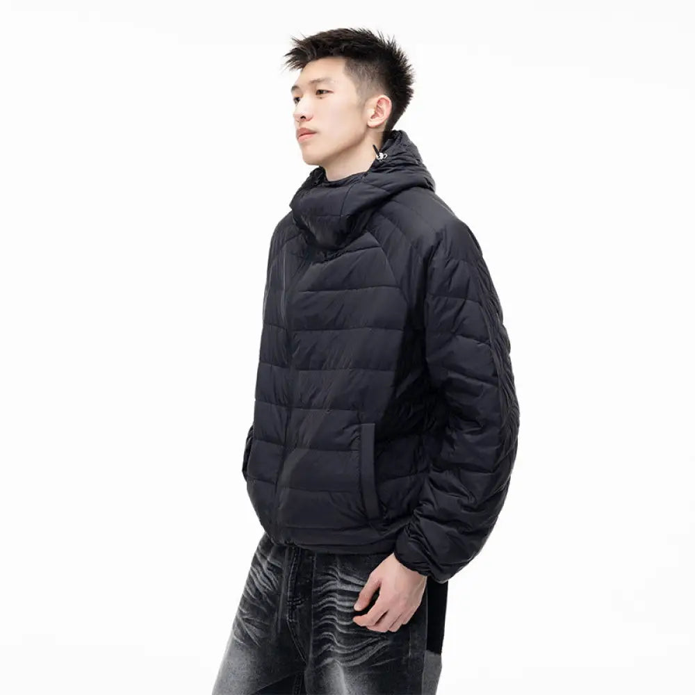 Casual Lightweight Hooded Down Jacket | same ANTHEM.