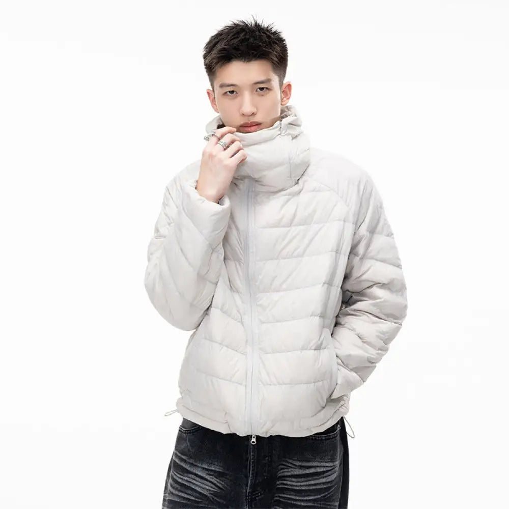 Casual Lightweight Hooded Down Jacket | same ANTHEM.