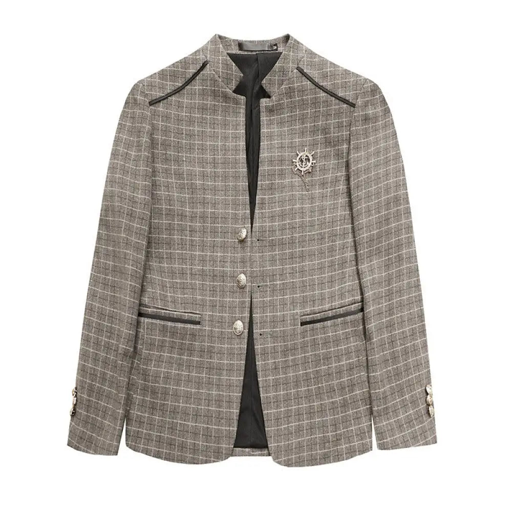 Casual Marine-Inspired Men’s Leisure Suit Jacket | Uniform Style Tailored Streetwear | same ANTHEM