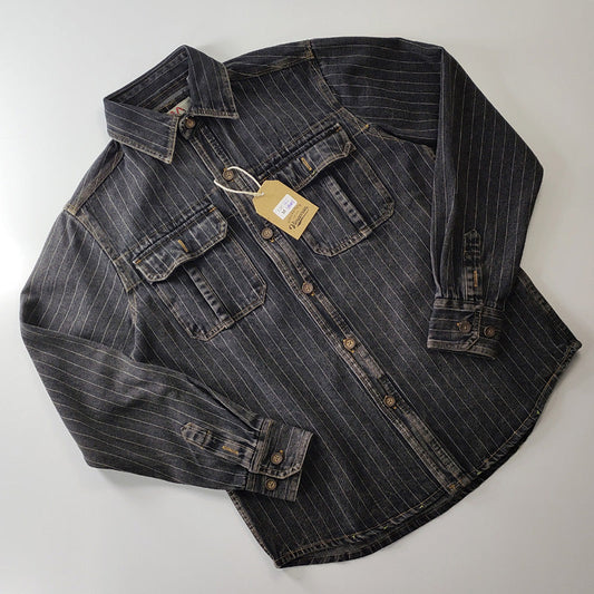 Casual Men’s Washed Old American Denim Shirt | same ANTHEM