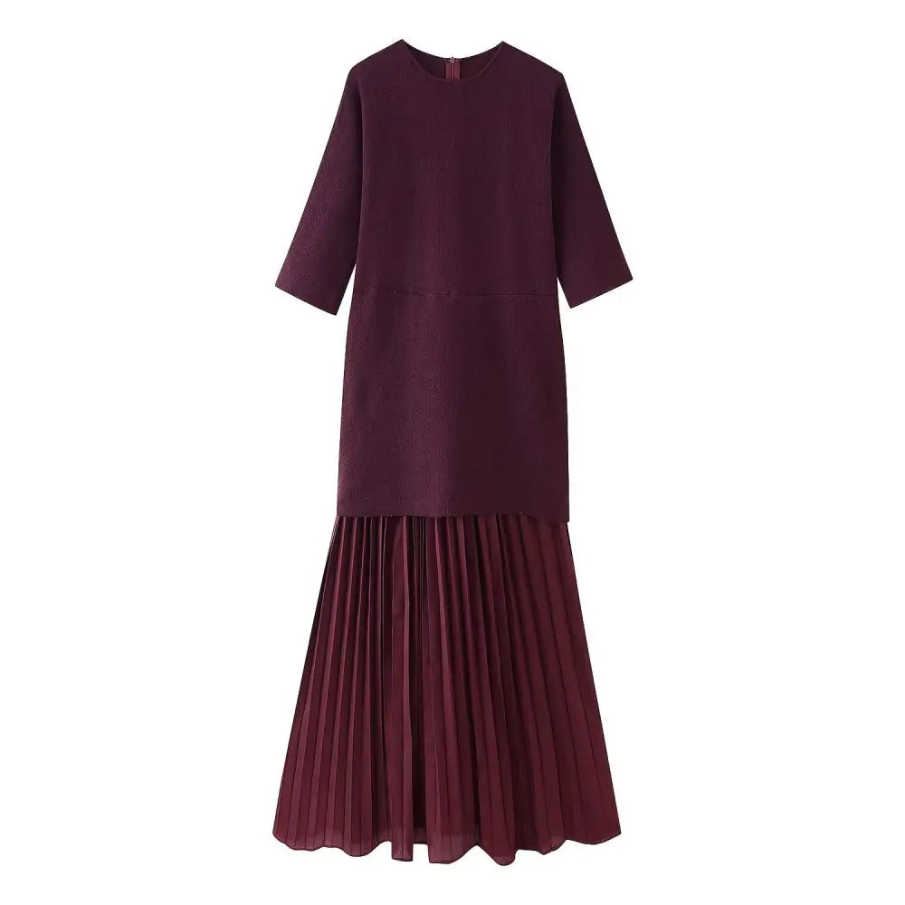 Casual Pleated Dress – same ANTHEM