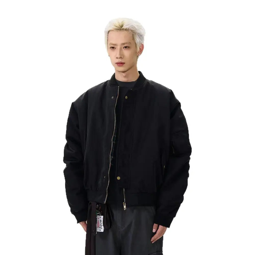 Casual Vibe Short Baseball & Workwear Jacket – same ANTHEM Soulmate Streetwear