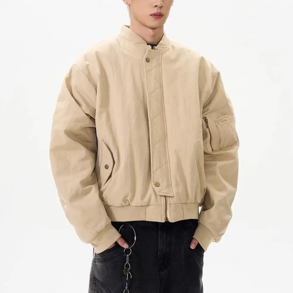 Casual Vibe Short Baseball & Workwear Jacket – same ANTHEM Soulmate Streetwear