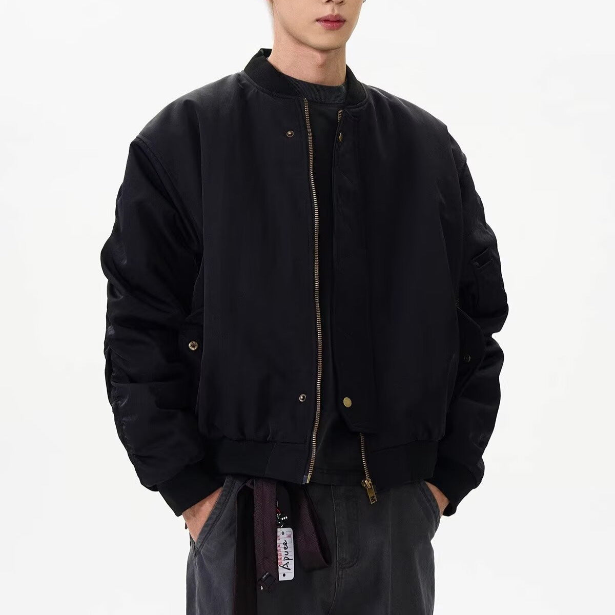 Casual Vibe Short Baseball & Workwear Jacket – same ANTHEM Soulmate Streetwear
