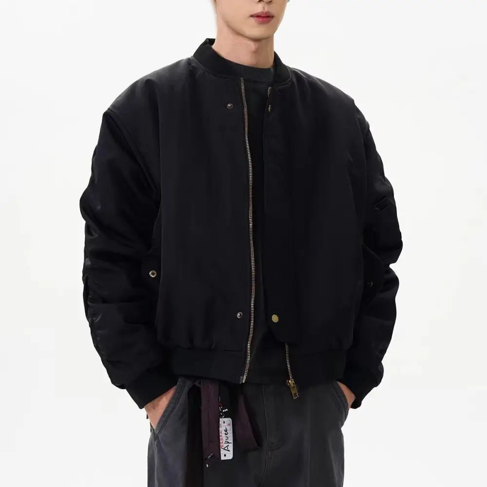 Casual Vibe Short Baseball & Workwear Jacket – same ANTHEM Soulmate Streetwear