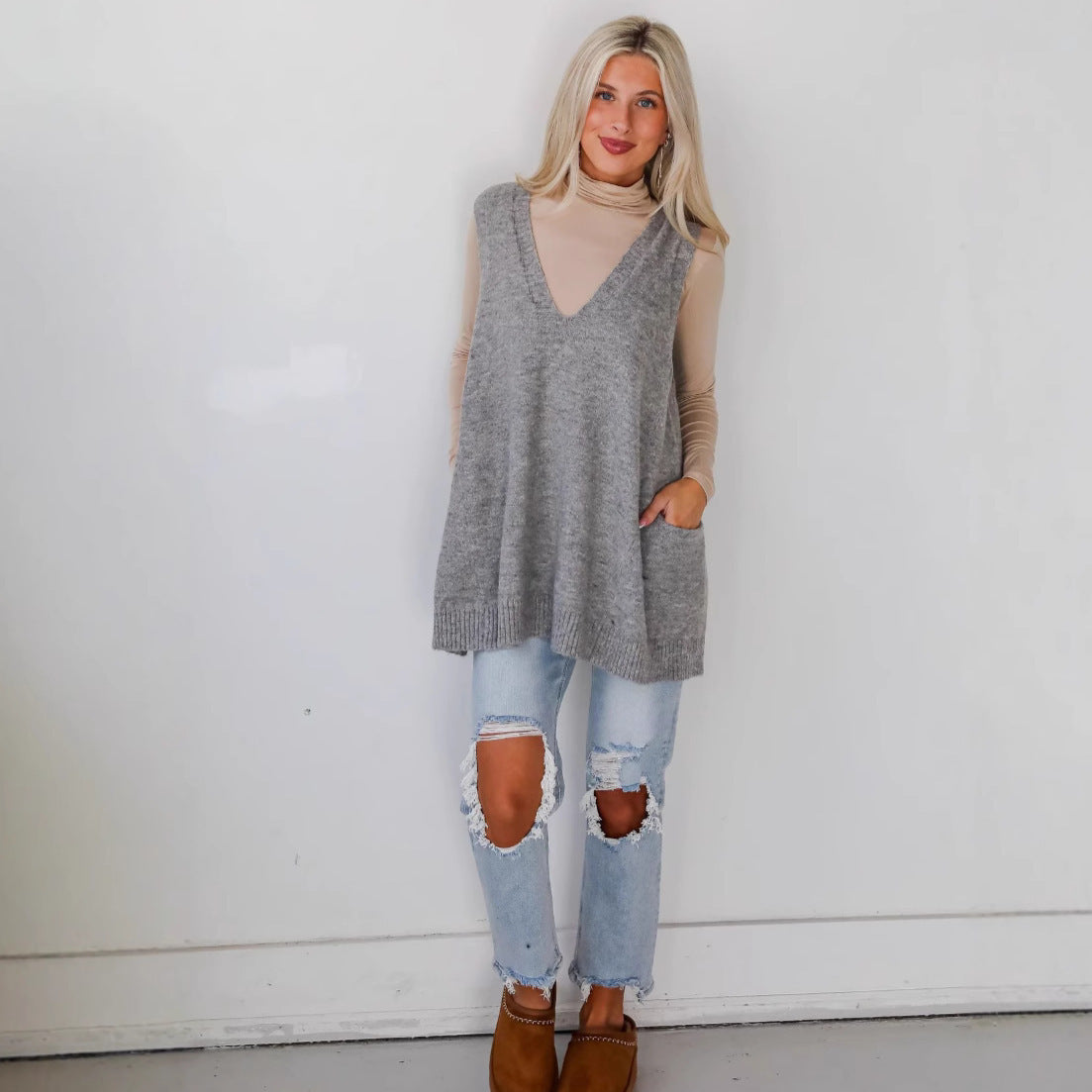 Casual Woolen Lover’s Dress | same ANTHEM® Cozy Style