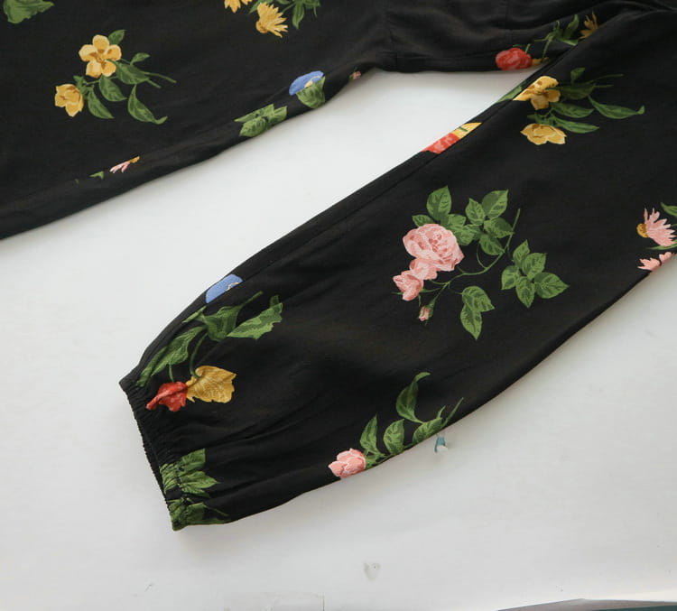 French Vintage Print Long Sleeve Dress | same ANTHEM.
