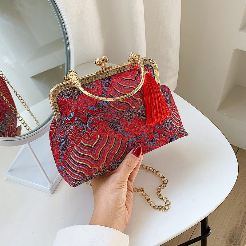Cheongsam Embroidered Handbag – Poetic Streetwear | same ANTHEM