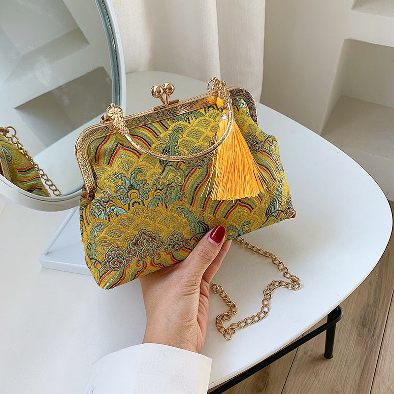 Cheongsam Embroidered Handbag – Poetic Streetwear | same ANTHEM