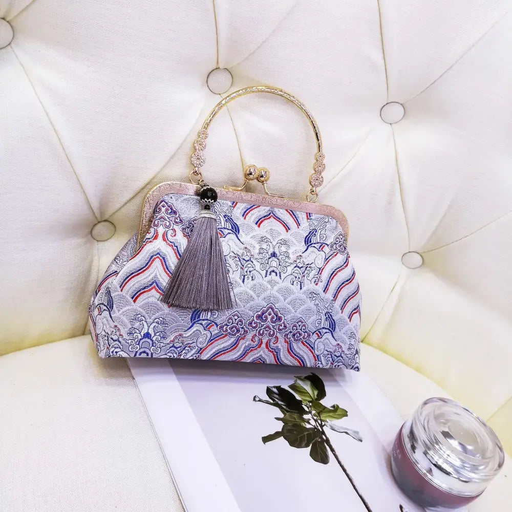 Cheongsam Embroidered Handbag – Poetic Streetwear | same ANTHEM - Cloisonne / Double L
