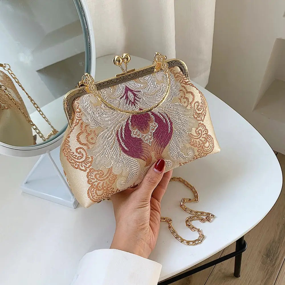 Cheongsam Embroidered Handbag – Poetic Streetwear | same ANTHEM