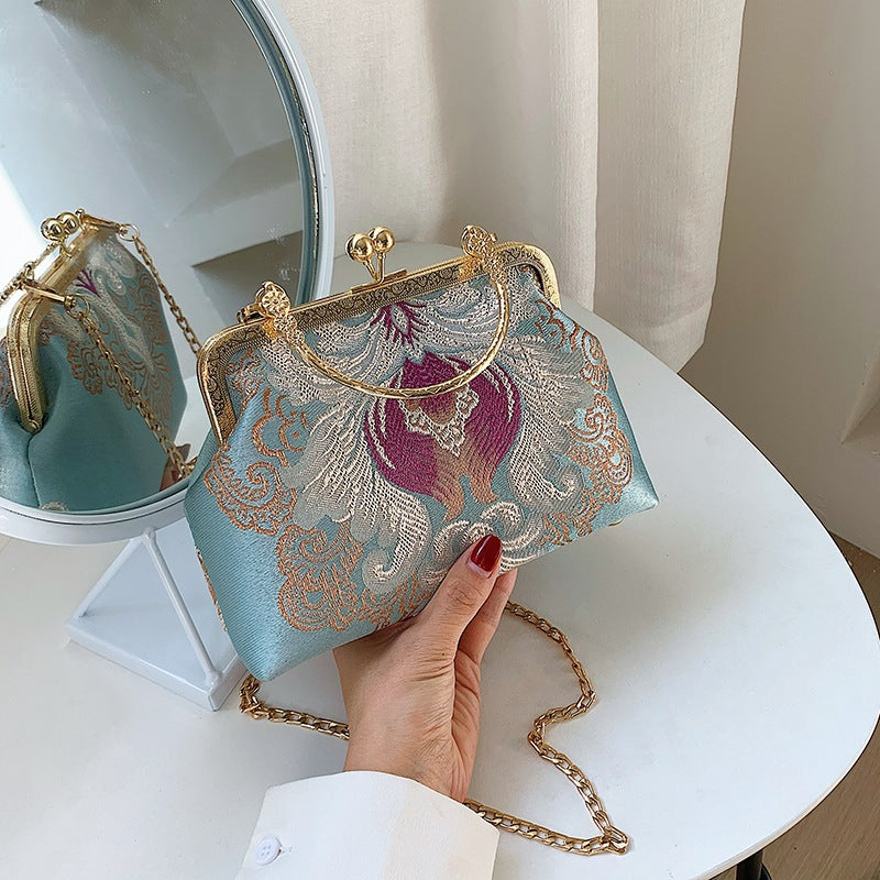 Cheongsam Embroidered Handbag – Poetic Streetwear | same ANTHEM