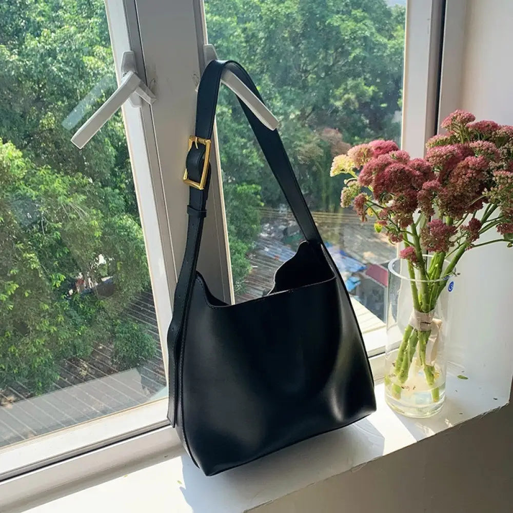 Chic Bucket Shoulder Messenger Bag | Timeless French Style | same ANTHEM - Bag