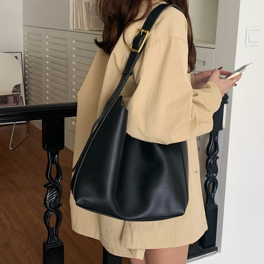 Chic Bucket Shoulder Messenger Bag | Timeless French Style | same ANTHEM - Bag