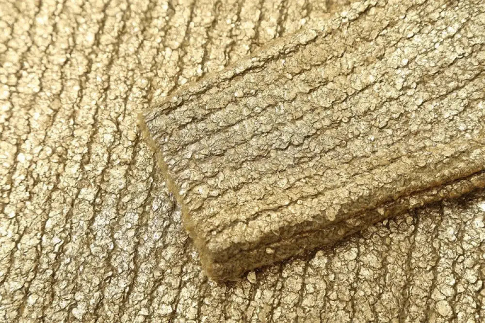 Chic Gold Crack Knit Sweater – same ANTHEM.