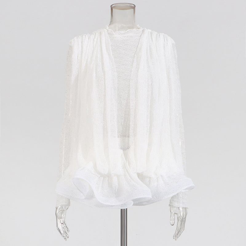Chic Mesh French Dress – same ANTHEM