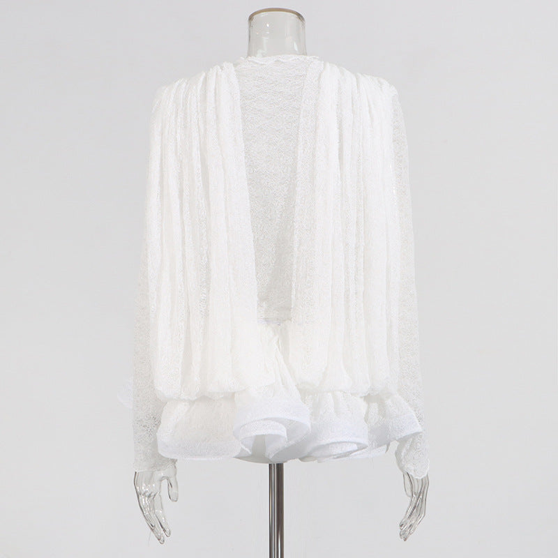 Chic Mesh French Dress – same ANTHEM