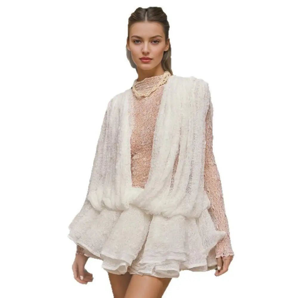 Chic Mesh French Dress – same ANTHEM